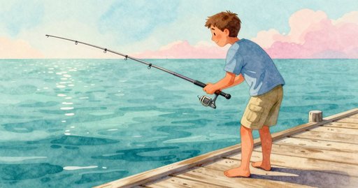 Third Sinker Sends the Bobber Beyond the Willow