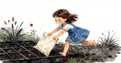 Sleet Bead Alters the Spin Inside the Garden Basin