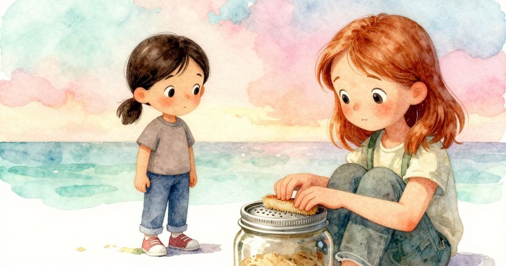 Hadley 的手輕觸金屬瓶蓋,細緻呈現濕潤質感與露水光澤,充滿探索感