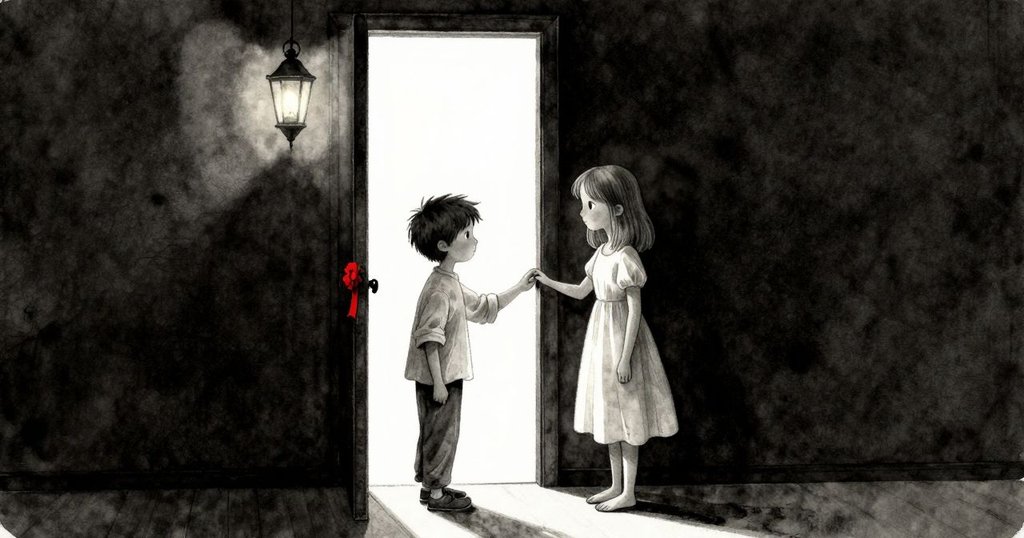 Inigo與Tara於門口重逢,輕觸相連,共賞完整茶葉盤,燈籠微光中流露寧靜魔幻情景,結局溫馨