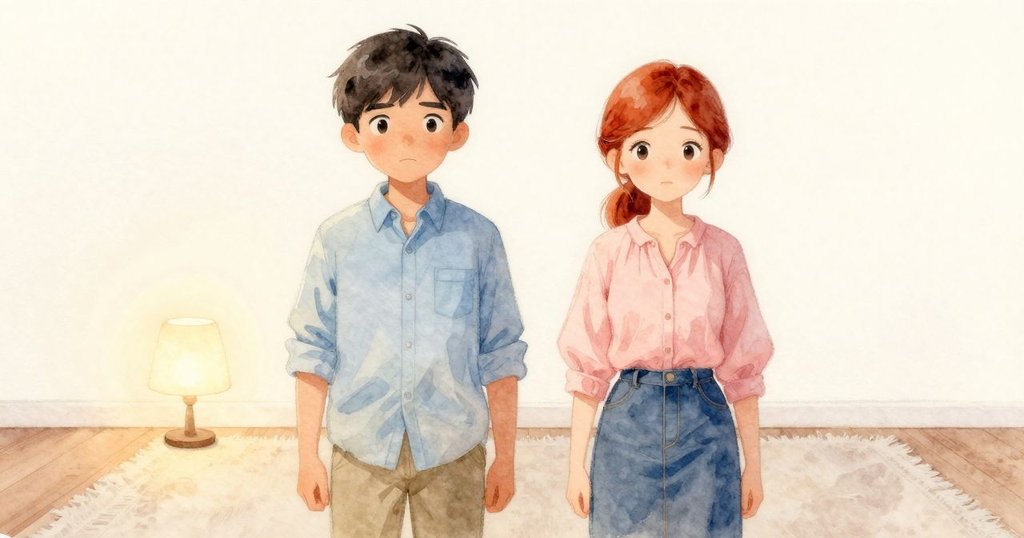 室內燈光投下柔和光澤，地毯與物件產生輕微反光，Marble道具細節展露，營造靜謐氛圍