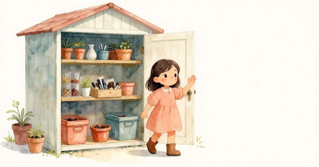 薇薇安站在整頓後的工作台旁，注射器閃亮，透過開放的門看向外面，告別這段充實而溫暖的早晨。