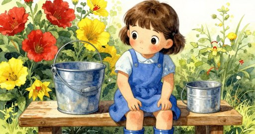 Leaves Jam the Water Wheel at the Garden Channel