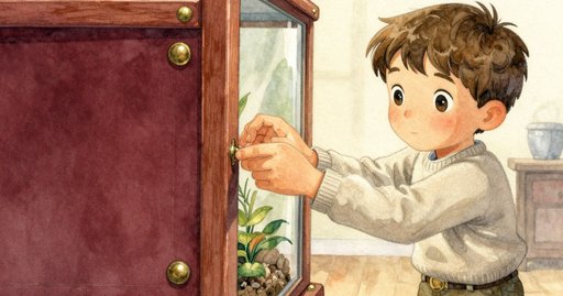 Loose Rivet Tilts the Terrarium Light