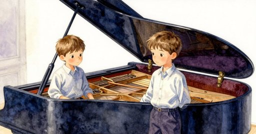 The Scratch on the Piano Lid