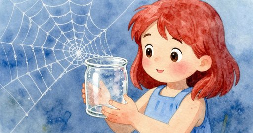 Dew Beads and the Cedar Web