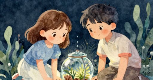 Bead on the Terrarium Glass