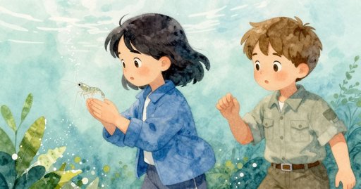 Seafloor Groove Under Shifting Light