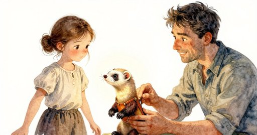 Lamp Beam Tilts Behind the Puppet Screen