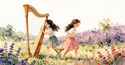 Shadow on the Wind Harp Strings