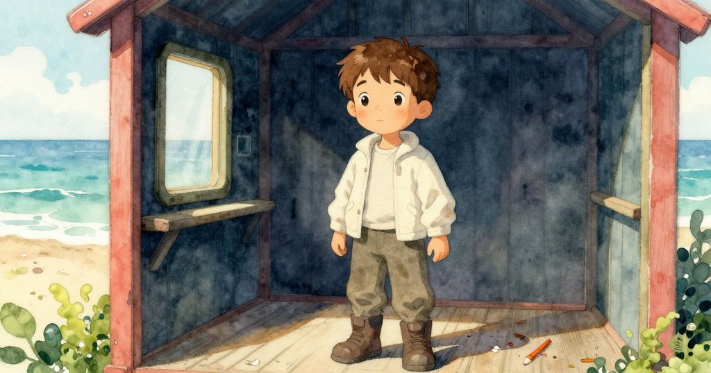 萊爾走進錄音小屋，屋內鋪滿鉛筆屑與筆記，散發著雪松和海邊鹹氣，感覺溫暖而奇妙。