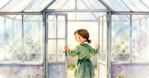 The Empty Pot Ring Left Behind on the Greenhouse Bench