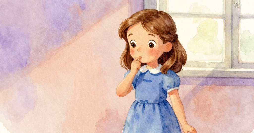 菲奧娜停下整理紙張，注視著油跡回憶，背景隱約見烏利克摺紙鶴，色調懷舊柔和