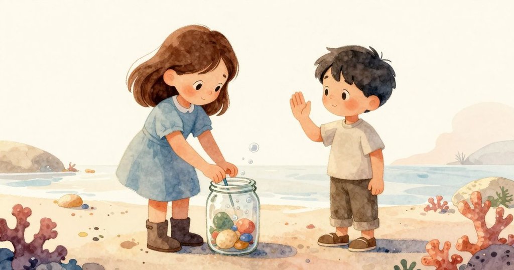 雅拉緊閉充滿溫水與氣泡的玻璃罐，阿拉里克舉手回應，雙方默契交流，場景充滿溫暖決定感。