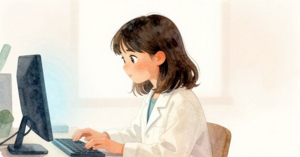 在溫暖控制室中，雅拉專注調整深度標記，倒扣杯與海邊小蟹隱現，輪廓分明展現開篇神秘氣氛