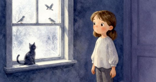 The Wooden Wedge Beneath the Frosted Window