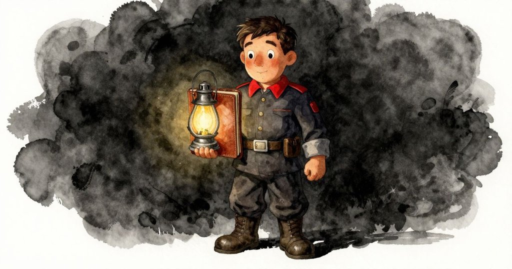 帕吉特仔細檢查皮革賬簿，燈光映出細節，他用手持筆記展現認真態度，室內氛圍溫暖