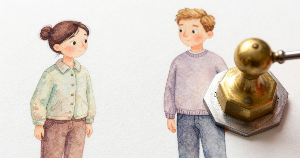 塔蒂婭輕觸銅質八角鐵塊，近距離展示細膩質感與柔和光影，充滿好奇與溫柔互動