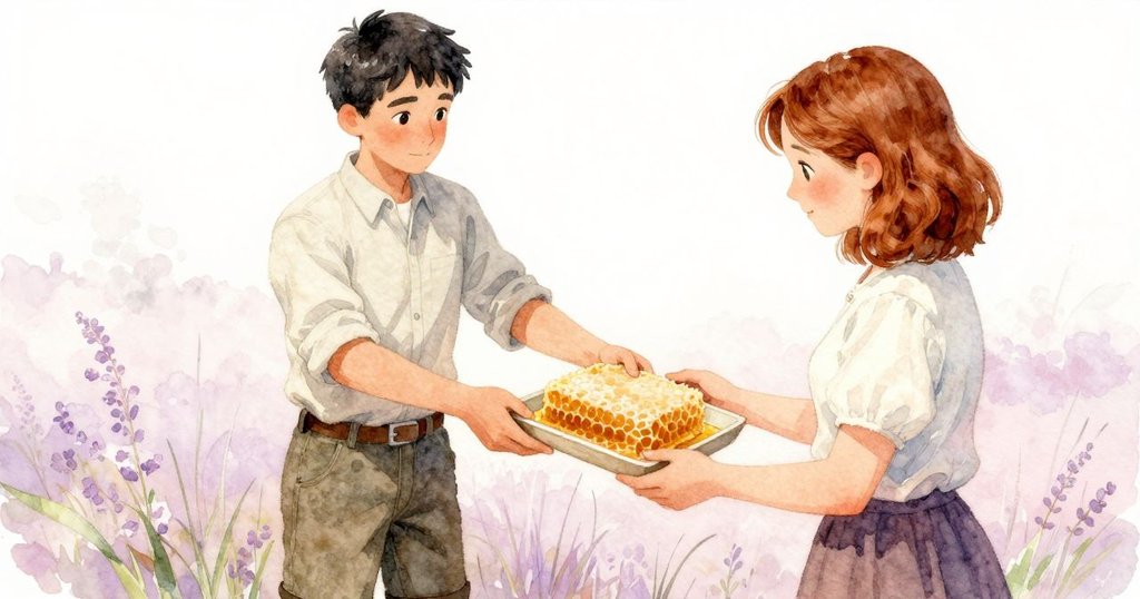 Zephyr細心歸位蜂巢框, Ada默默注視, 交流中恢復平靜, 故事走向尾聲, 散發柔和情懷