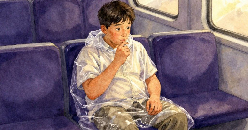 佛萊徹靜思神秘印記之意，輕推花瓣靠近，臉上映出內心掙扎與堅定，在船艙中展現沉思情緒。