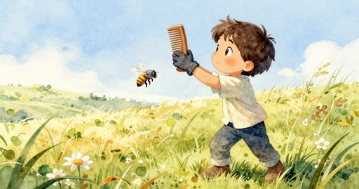 The Silver Bee and the Tilting Honeycomb Frame