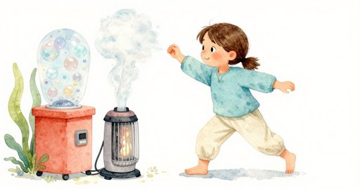 The Heater Click and the Giant Bubble