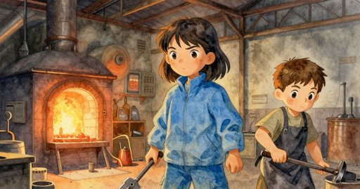 The Gentle Tilt of the Crucible at Foundry Noon