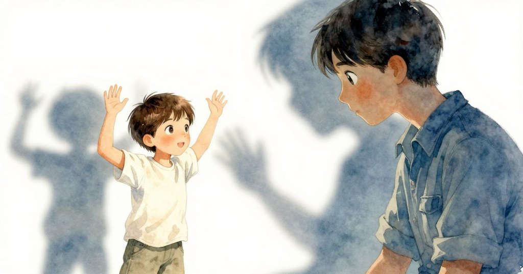 白布幕上呈現雀影與馬偶影交融，柔和燈光下展現奇幻光影互動，敘事逐步深入，神秘氣息明顯