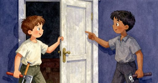 Worn Dents Revealed by the Afternoon Loom Light