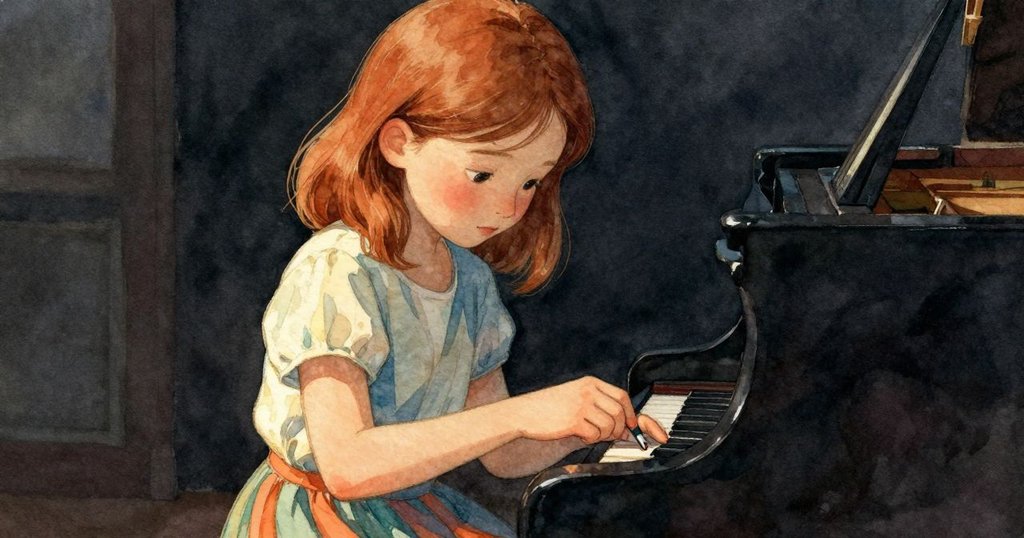 Ruby在午後柔和光線中解放釘書針並將鉛筆放入口袋，靜謐細節展現結局，傳遞溫暖情感