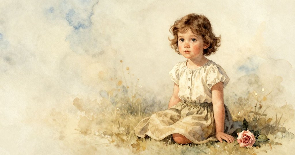 Gemma坐在車廂內沉思，記憶與現實交織，溫柔光影中表露過往閃光。