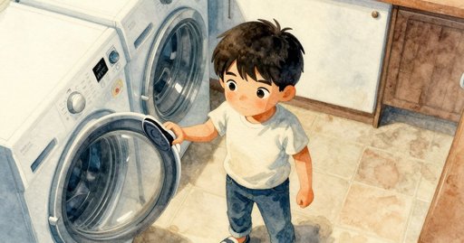 The Red Sock and the Silent Dryer Door