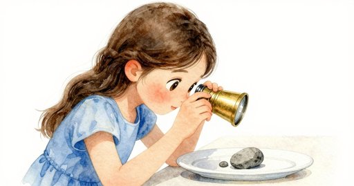 Cracked Seed Under the Brass Lens