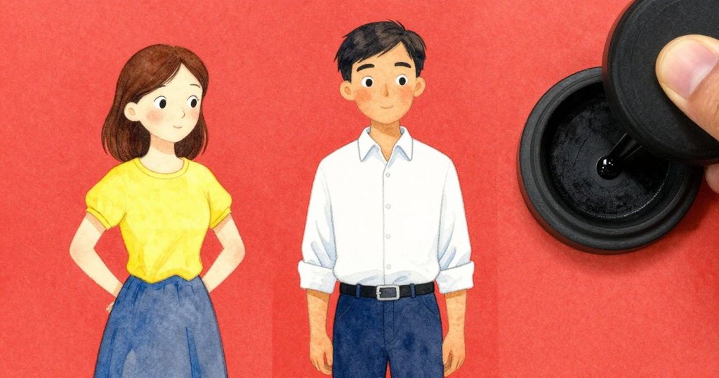 Ilsa的手輕觸印石,墨滴形成漣漪,細微刮痕在燈光下閃爍,流露出歷史與神秘感