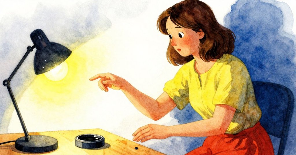 Ilsa輕移印石靠近,燈光下細微刮痕閃爍,溫柔舉動呈現時光交會的領悟,故事終章充满感動