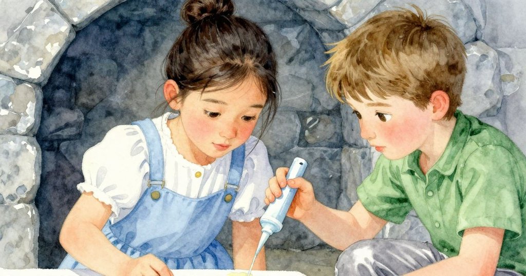 近距離展現Seren的手正使用移液管取樣，液體映出淡藍色調，環境中充滿細膩感受與靜謐氣氛。