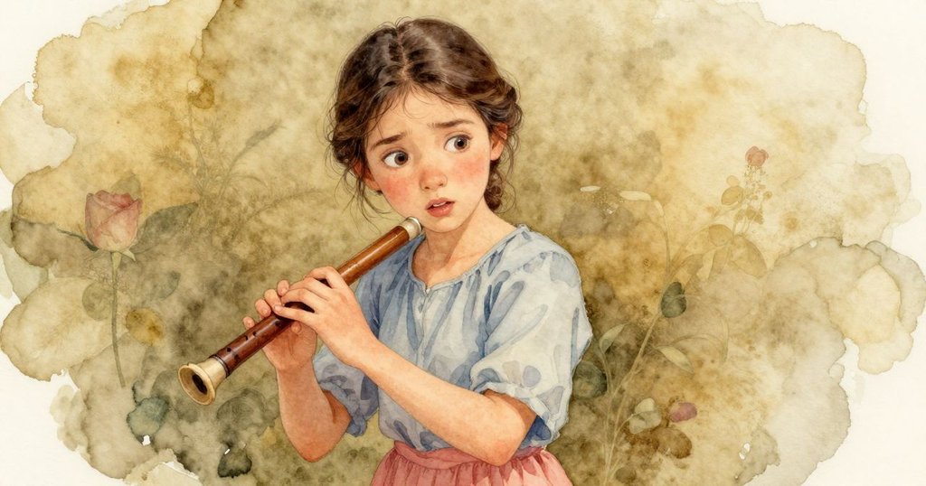 緊張瞬間,艾塔手觸管口,眼中滿是困惑,異常音調突顯不穩機械,細緻特寫表情與手部動作。