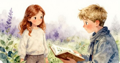 Juliet and the Fog-Pressed Dogwood Blossom at the Gate