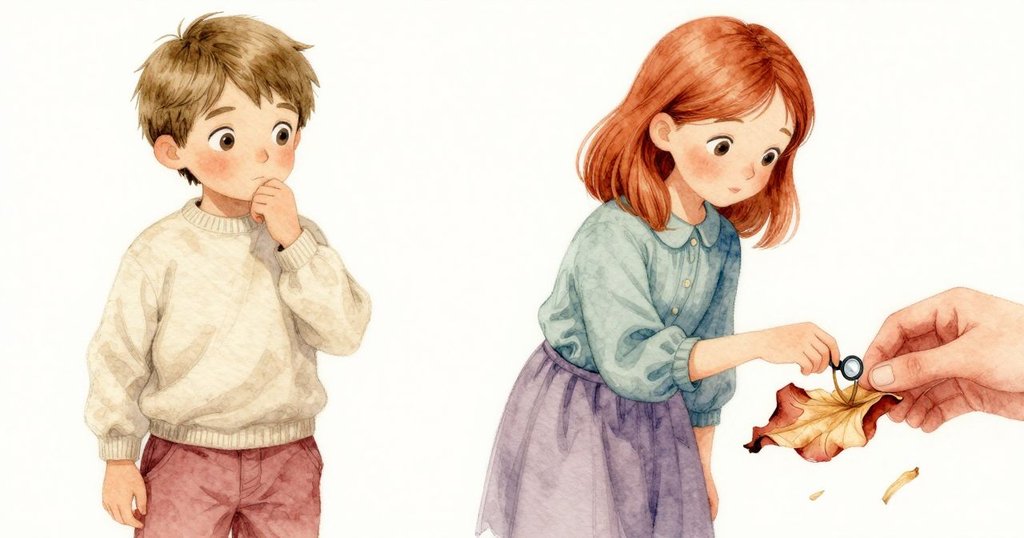 Alden的手輕放乾木槿花瓣在鏡頭下,細緻紋理清晰呈現,場景專注展示實驗過程的精妙細節