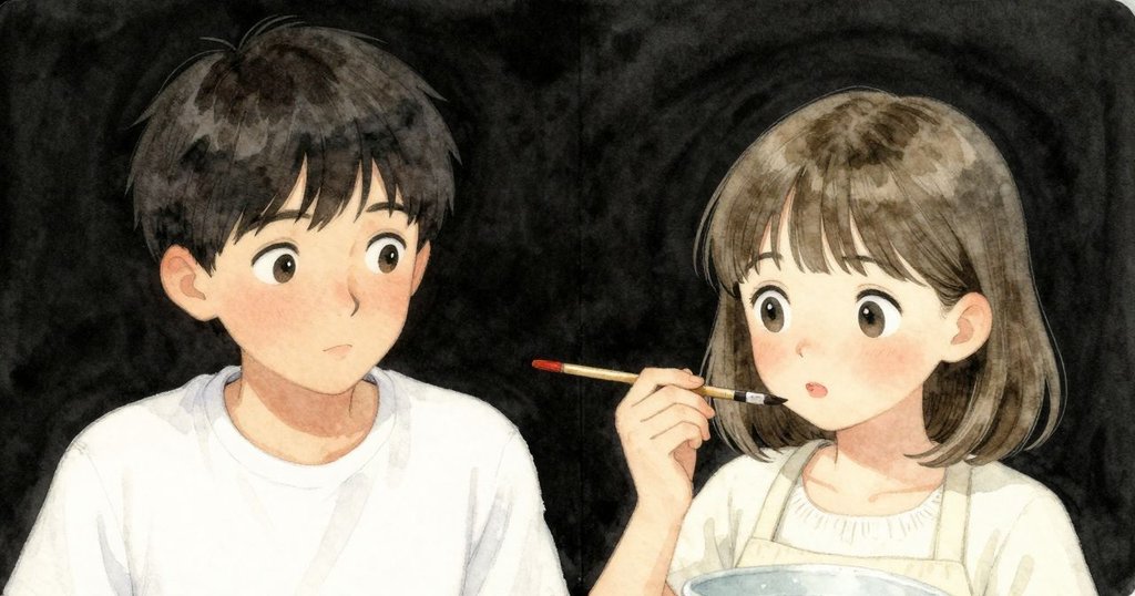 瞬間定格中，Nadia與Wyatt見證刷毛與瓷器微顫，水珠與墨音交織出一刻充滿懸念的轉折。