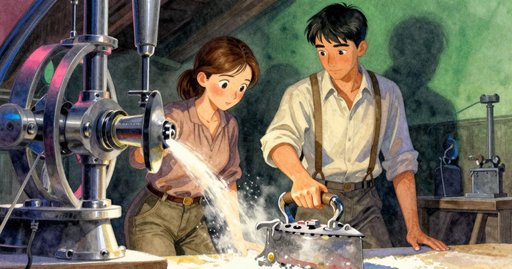 Ridges in the Flour at the Old Water Mill