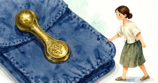 The Unplanned Diagonal on the Indigo Cloth