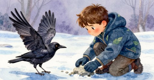 Crow Footprints Shift the Ice Game