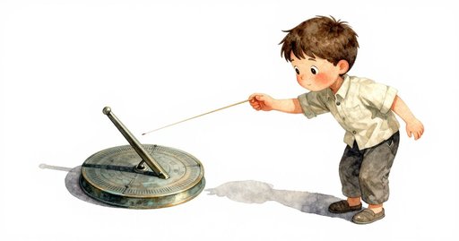 The Sundial's Sudden Shadow Leap