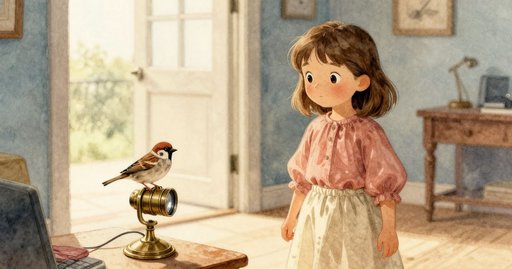 Shimmering Flakes Under the Desk Lens