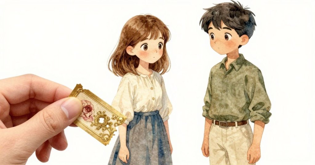 克萊歐小心攤開一張脆弱的打孔卡，紙屑在午後柔光中閃爍細節分明