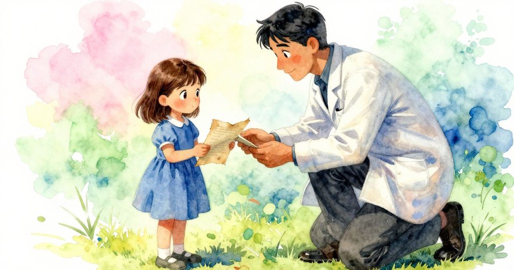內爾低頭檢查濕黏筆記本邊緣,神情猶豫而沉思,亨里克靜靜旁觀,現場蒸氣瀰漫