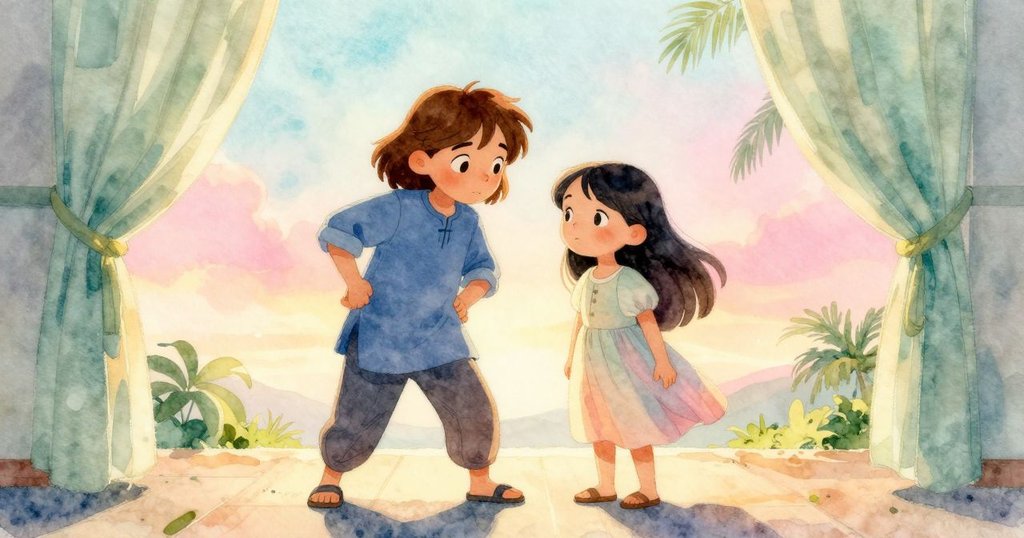 Willa與Ines在後台重逢，彼此投以安心目光，隨著天鵝絨幕簾輕輕擺動，場景溫馨寧靜