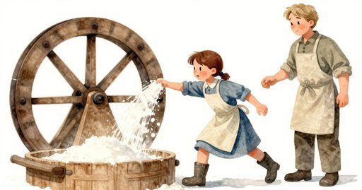 The Reed Pipes Inside the Flour Casket