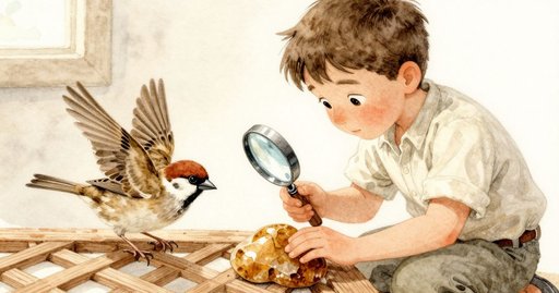 Amber Dust for a Sparrow